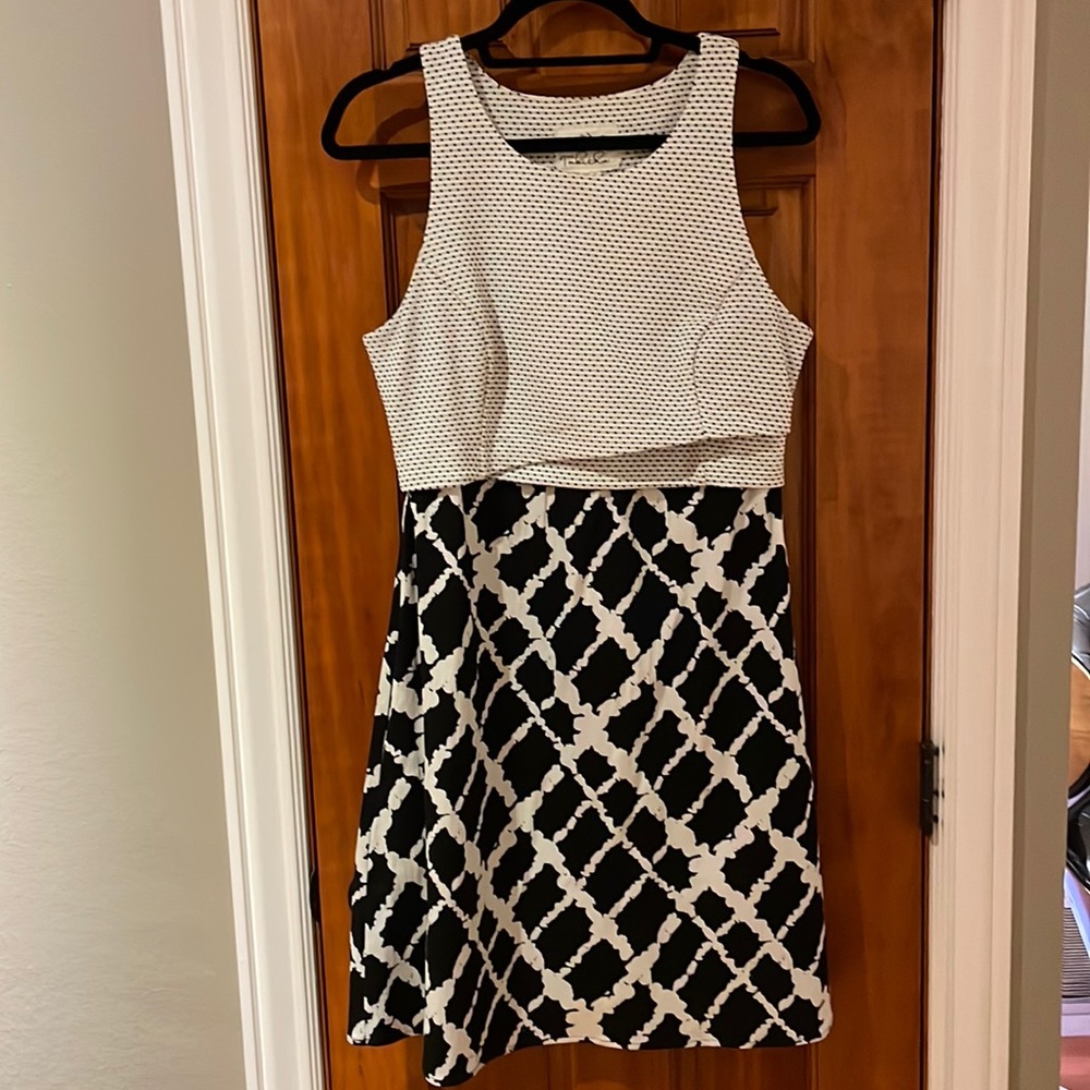 Black and White dress from Anthropologie.